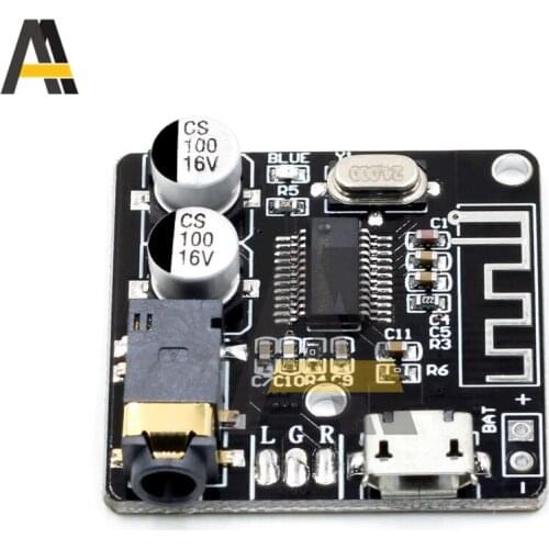 DIY Bluetooth Audio Receiver Board 3.7-5V Bluetooth MP3 Lossless Decoder Board Wireless Stereo Music Module
