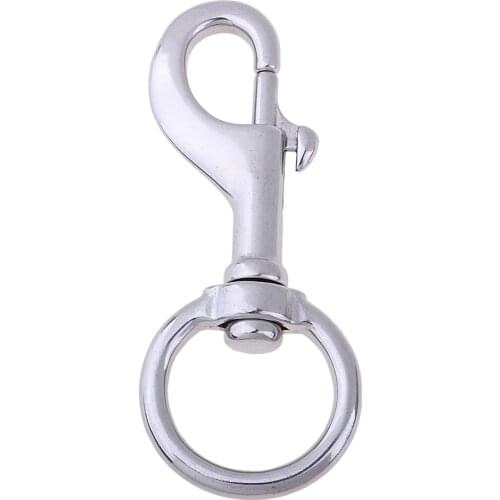 Swivel Snap Hooks, Stainless Steel Heavy Duty Eye Clasp Multipurpose for Pet Buckle, Key Chain, Dog Leash, DIY Project
