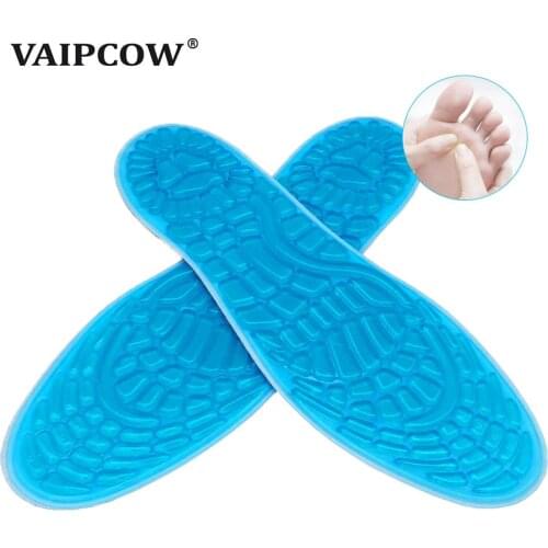 Silicone Insoles massaging Sport Shoe Pads Orthotic Arch Sport Shoe Foot Care Pad High Quality shock absorption Gel Insoles