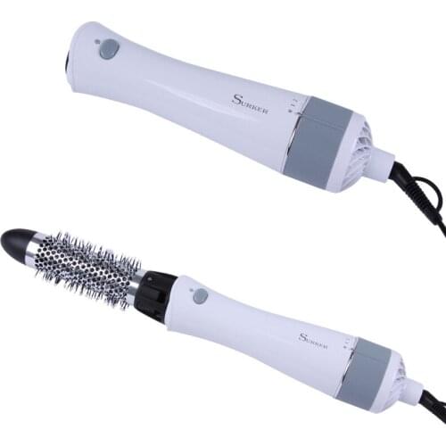 Surker electric hair curler set sk-845 8 in 1 hot air brush hair dryer straight hair curling iron hair curler