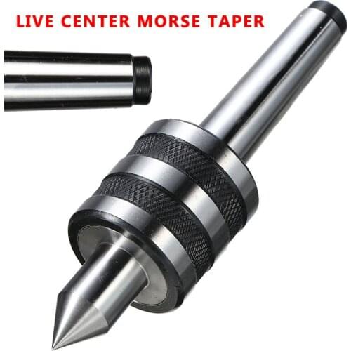 CNC Lathe MT2 High Precision Live Center Morse Taper Tool Triple Bearing CNC Live Revolving Milling Center Tapers
