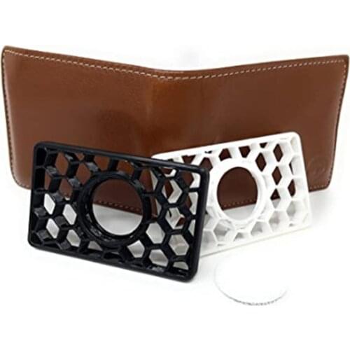 Ultra-thin Device Silicone Storage Case Card-like Protective Cover Sleeve for Airtags Wallet Clutch Storage Accessories