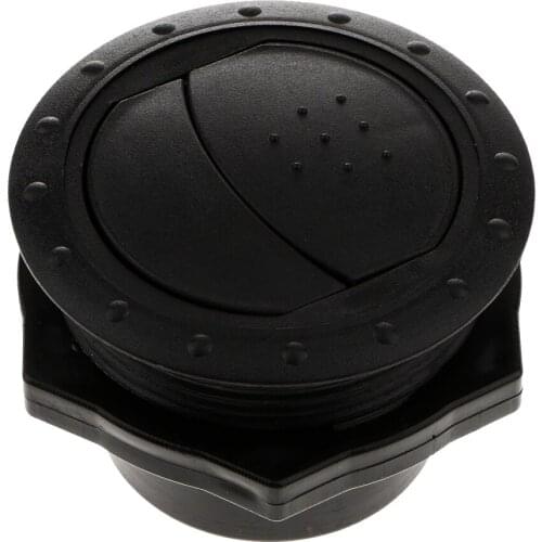 RV Motorhome Interior Air Vent Exhaust Air Flow Vent Outlet - 78x51mm Black
