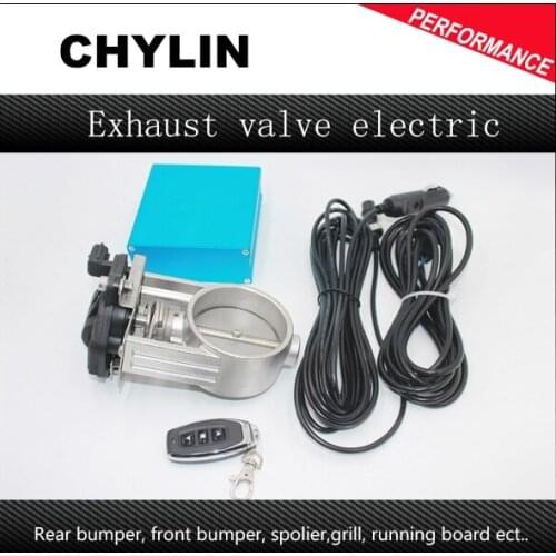 Top Quality 1 Set 2.5"/63mm Vacuum Exhaust Cutout Electric Control Valve Kit With Vacuum Pump