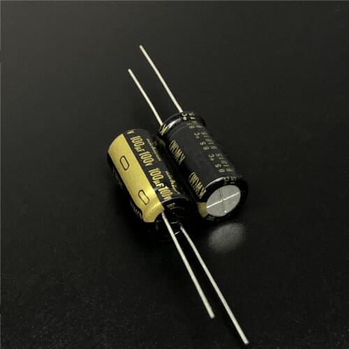 2Pcs/10Pcs 100uF 100V NICHICON KW Series 10x20mm 100V100uF HiFi Audio Capacitor