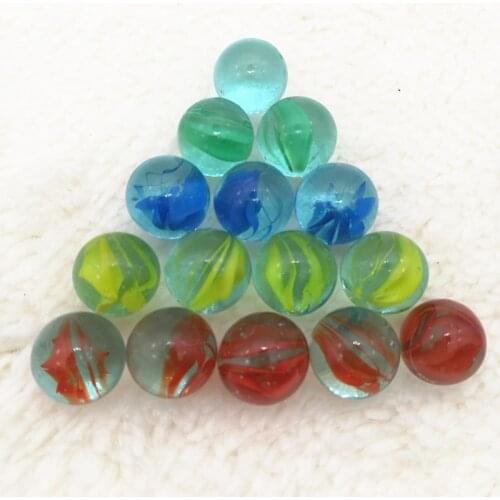 20PCS 25mm Glass Balls Pinball Machine Home Decoration Clear Marbles Charms Vase Aquarium Toys for Kids Grownups