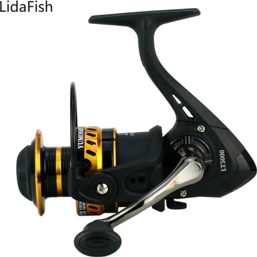 4.7:1 5.2:1 Gear Ratio Spinning Fishing Reel All Metal Spool Carp Fishing Reel Carretilhas Reel De Pesca 2000-7000 Series