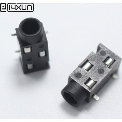 50pcs PJ-320B 3.5mm 3Pin Audio Plug jack 3.5 2+1 SMD Headset / Headphone Nickel-plated Connector