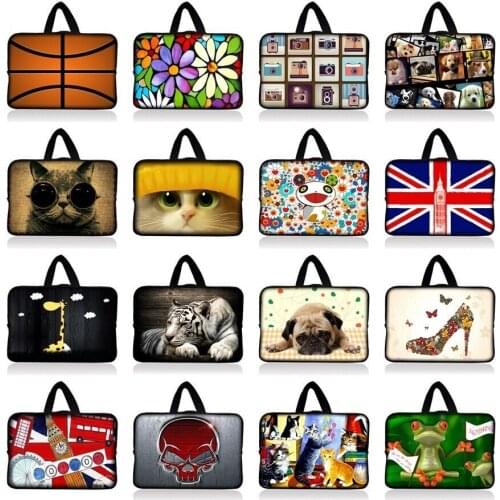 7.9 9.7 10.1 11.6 13 13.3 14 14.4 15.4 15.6 Painted Laptop Case Notebook Bag For Macbook Dell Asus Acer Men Women Handbag
