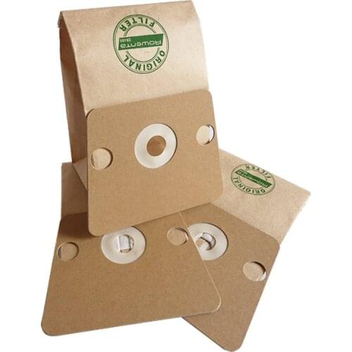 7 pieces/lot Vacuum Cleaner Paper Bag Dust Bag for Rowenta ZR480 RO400 ZR410 ZR430 RO1217etc. Vacuum Cleaner Parts Accessories