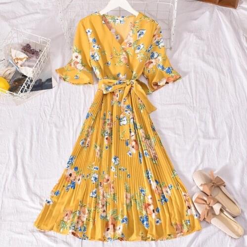 Летние платья с принтом CANClO China At AliExpress