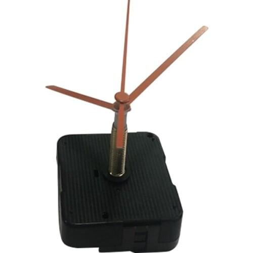 Black 21mm Long Thread Quiet Mute Quartz Clock Movement Mechanism DIY Repair Tool Part