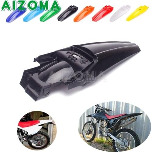 For Honda CRF230F 2020 ABS Plastic Black Motocross Supermoto Rear Mud Flap Mudguard Fender Motorcycle Accessories Mud Guard