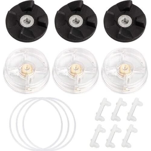 Parts Gears Gaskets 15Pcs/Set 250W for Magic Blender, Include Base Gears, Balde Gears, Rubber Bush Shock Pads
