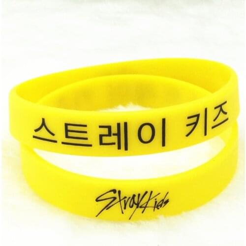 KPOP Stray Kids Bracelet Silicone Bracelet New Album Straykids Bracelet Wrist Band Silicone Bracelet
