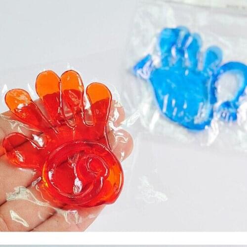 Hot 10 Units Articles Children Party Favor Mini Slap Jelly Sticky Hands Toys Palo Blando Party Gifts for Kids