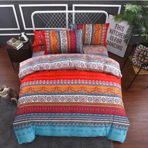 Bohemian style Duvet Cover 3 pcs /set bedding set mandala High quality Super soft comfortable bedset king dekbedovertrek 200x200