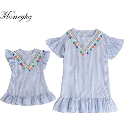Meanbear Matching Dresses For Mom And Daughter
