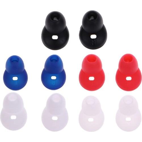 1 Pair Ear Pads Eartips Covers Silicone In-Ear Earbuds Earpiece Cushion Accessories Anti-Slip Durable for samsung Gear Circle