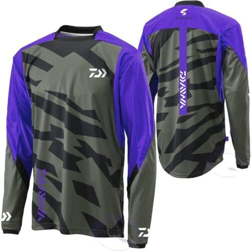 DAIWA New Style Fishing Clothing Cool Max Sunscreen Anti-uv Breathable Coat Long Sleeve Summer Fishing Size XS-5XL Shirt