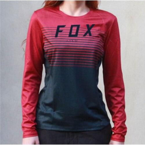 2021 New Women Downhill Jerseys MTB Shirts Offroad Motorcycle Motocross Sportwear Clothing FXRbike mets jersey maillot ciclismo