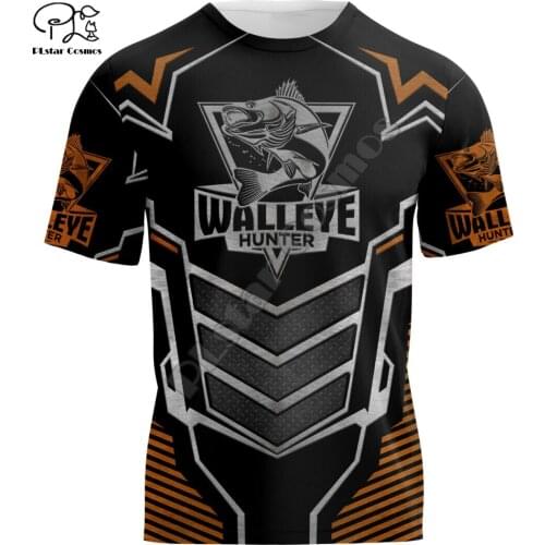 NewFashion Animal MaHi Fishing Camo Fisher Art Streetwear 3DPrint Men/Women Newest Summer Casual Funny Short Sleeve T-Shirts D-2