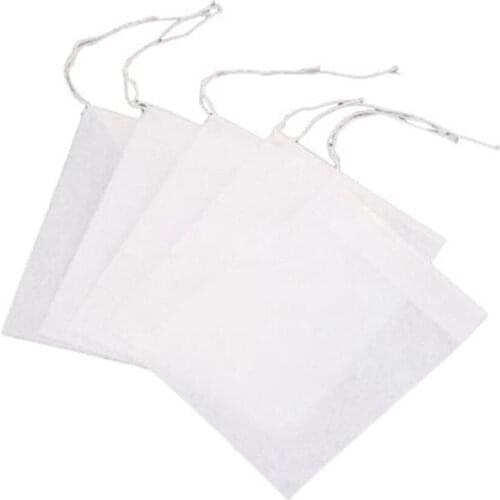 100pcs/lot Empty Tea Bag Nylon Material Teabags With String Heal Seal Filter Bag Paper for Herb Loose Tea 7sizes