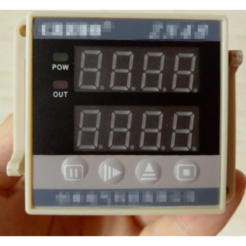 NPN PNP Sensor Switch Encoder Counter ZN48 Digital Double Row LED Display Time Relay Counter with 10 terminals