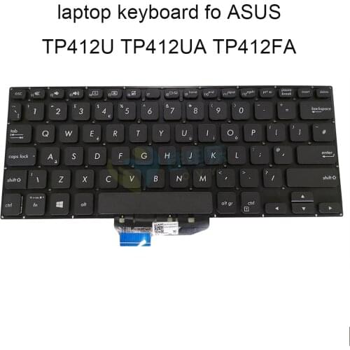 CH UK Replacement keyboards for ASUS vivobook flip TP412 TP412U UA TP412F FA GB British China black ASM18A6 laptop keyboard new