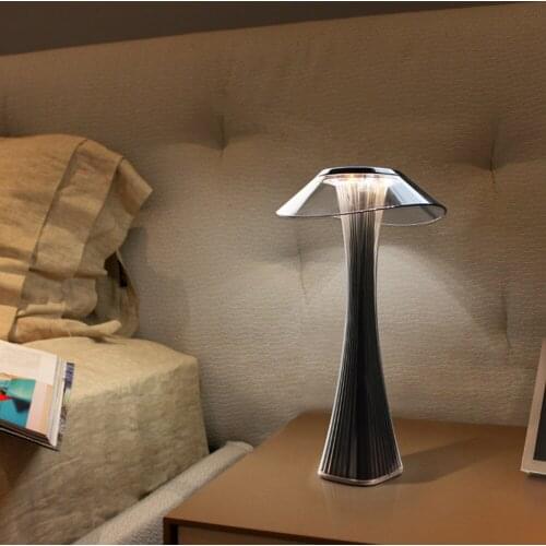 Modern LED Table Lamp Touch Dimmable Table Lights USB Rechargeable Eye-Protect Reading Desk Lamp Bedside Lamp Night Lighting