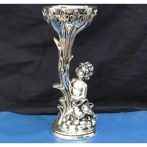 925 Sterling Silver Plated ANGEL CANDLE