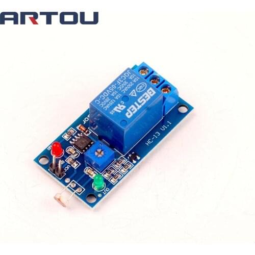 5V Light Photoswitch Sensor Switch LDR Photoresistor Relay Module Light Detection Photosensitive Sensor Board For Arduino
