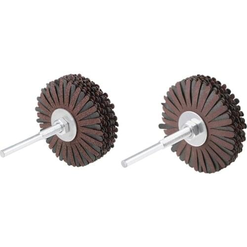 Uxcell Abrasive Cloth Flap Wheel Sanding Star 1/4-Inch Shank to Metallurgy Machinery Metal Wood Products Hardware tools