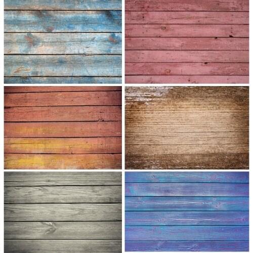 Vinyl Custom Board Texture Photography Background Wooden Planks Floor Photo Backdrops Studio Props 201118REP- 04