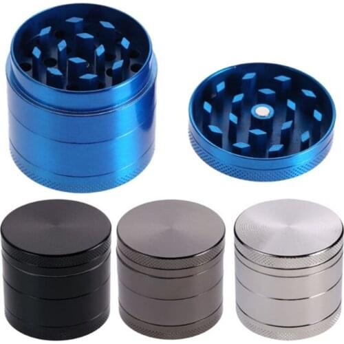 High Quality 4 Layers Metal Tobacco Crusher Smoke Herbal Herb Grinder Smoking Accessories Detectors Pipes Tools Grinding