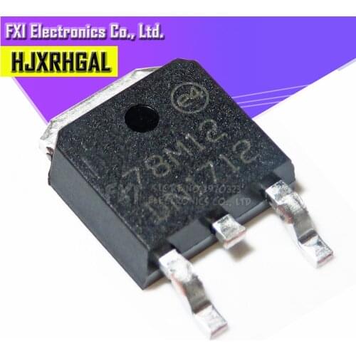 20PCS 78M12 L78M12CDT L78M12 TO-252-2(DPAK) 12V voltage regulator