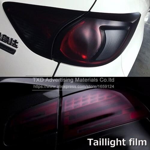100CMx30CM/Lot Matte Black Headlight Film Tint Taillight Motorbike Headlight Rear Lamp smoked Tinting Film Matt smoke