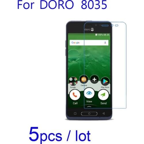 5pcs/lot HD-Clear/Matte/Soft Nano Anti-Explosion Protective Films for Doro 8035/8040 Phone Screen Protectors Guard for Doro 8040