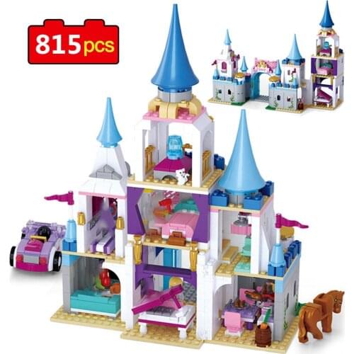 815PCS Castle Modal Building Blocks Friends Girls Magic Blocks Bricks DIY Educational Toys For Children Creative Kids Gifts