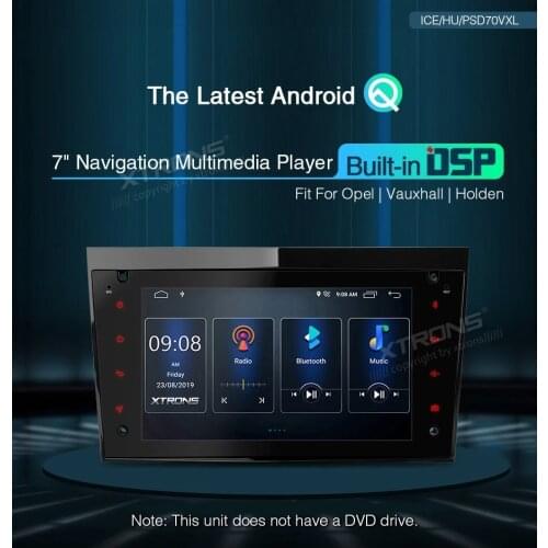 XTRONS 7'' IPS Android 10.0 DSP Car Multimedia Stereo Radio Player for OPEL VAUXHALL Astra Antara Corsa Vivaro Meriva GPS NO DVD
