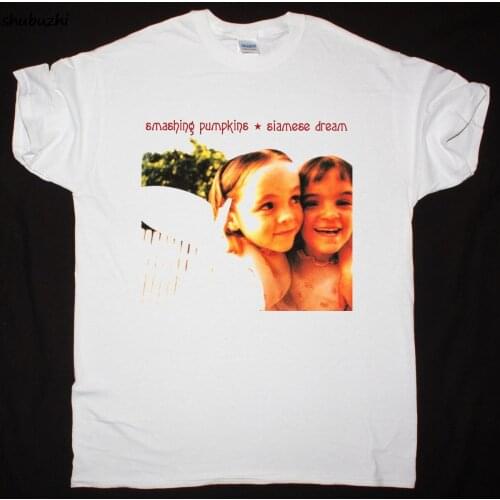 THE SMASHING PUMPKINS SIAMESE DREAM WHITE T SHIRT ZWAN BILLY CORGAN PIXIES BUSH Men Print Cotton O Neck T-Shirts Top Tee
