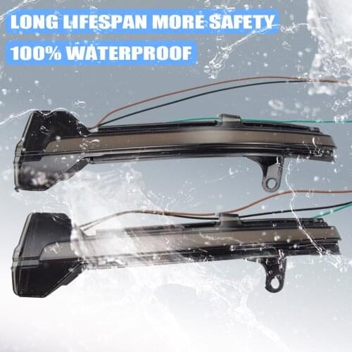 For BMW 5 6 7 Series F10 F11 F07 F06 F12 F13 F01 F02 Side Mirror indicator Dynamic Sequential Flowing LED Turn Signal Light