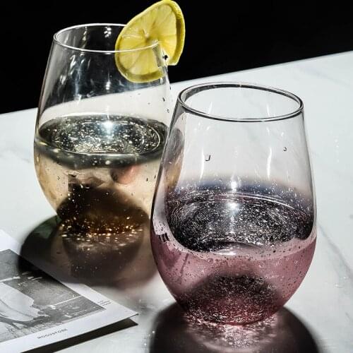 Large Capacity Glass Mug Crystal High Borosilicate Glass Cup Starry Sky And Colorful Tea Juice Wine Mug Creative Household Bar