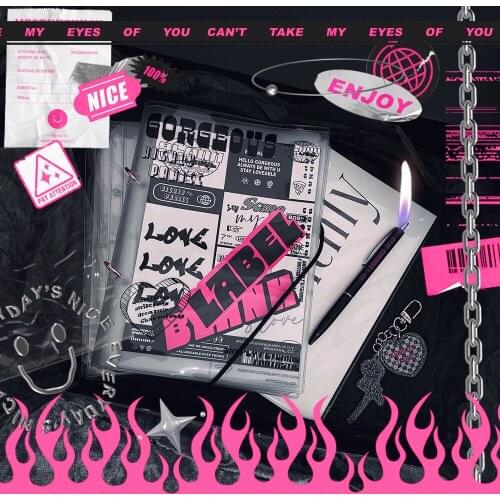 Girls heart Loose leaf hand book Envelope Scrapbook luxury suit Creative Star Photo Album Storage Set Notepad birthday present