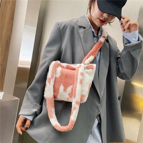 Lemon Kitten Women's Fur Bags