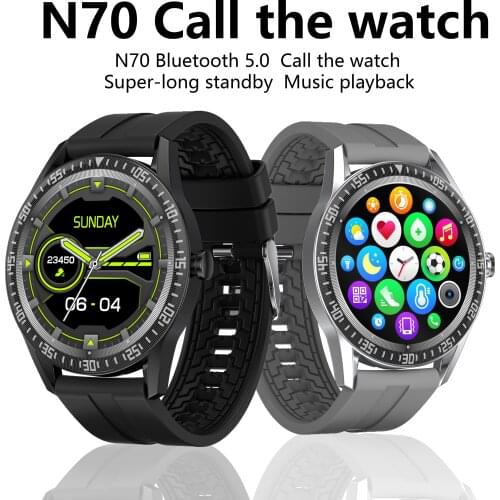 N70 Smart Watch Bluetooth call Men Women Fitness Tracker Wristband Blood pressure Heart rate Monitor Sport Watch for iOS Android