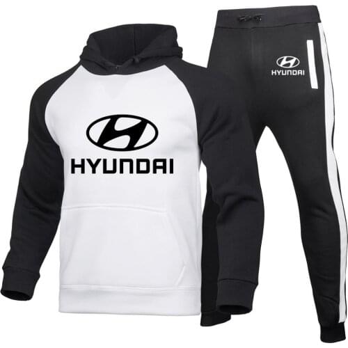 2021 new Spring Autumn Mens hoodie Hyundai Motor Car Logo printing Casual high quality Cotton Mens Raglan jackets Sportswear