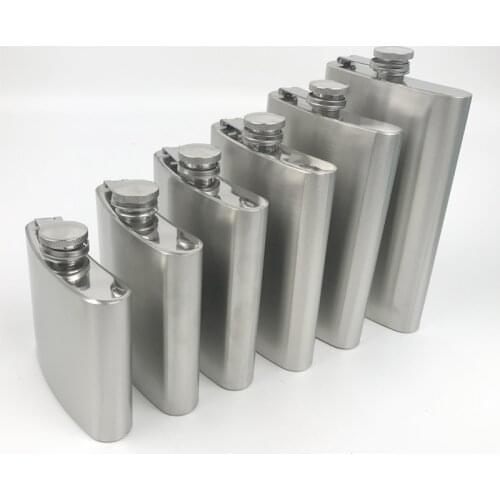 Wholesale 5 OZ polished stainless steel hip flask metal Alcohol container 304 material 100% BPA free