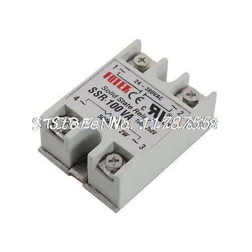 AC 250V 100 Amp 2W 500 Kohm Single Phase Solid Module State Relay SSR-100VA