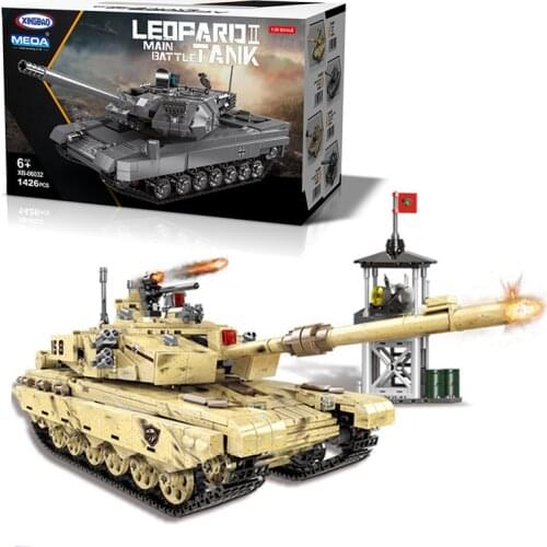 Gift Box The Militaryelectric 06021 Military Arms WW2 99 Tank Armored Model Building Blocks Toys Bricks With Figures In Birthday
